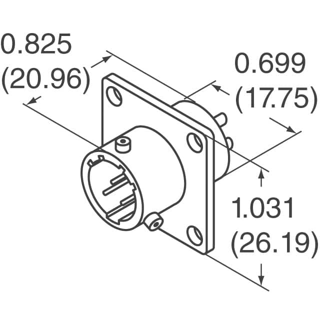 PT02A-12-3P Amphenol Industrial Operations  Rundsteckverbinderbaugruppen